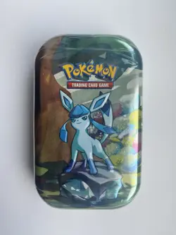 Prismatic Evolutions Mini Tin - Glaceon Art - Sealed Brand NEW - Pokemon TCG - Image 1