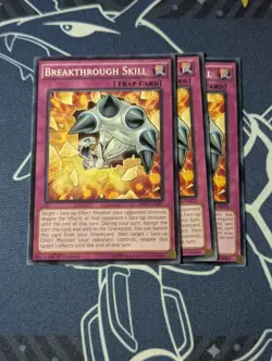 3x Breakthrough Skill - Common (NM) - Yugioh Playset - Image 1