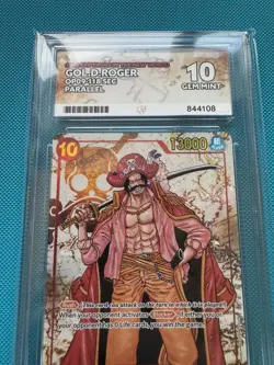 One Piece Gol D. Roger - OP09-118 -SEC Alt Art - English - Ace 10 Gem mint - Image 3