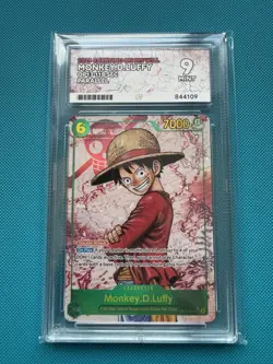 One Piece CCG Monkey D Luffy SEC Alt Art English Op13-118 ACE 9 - Image 1