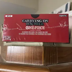 Bandai One Piece TCG: Carrying On His Will Booster Box English OP-13 Sealed - Image 5