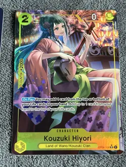 One Piece CCG Kouzuki Hiyori OP06-106 Wings of the Captain English READ DESC! - Image 1