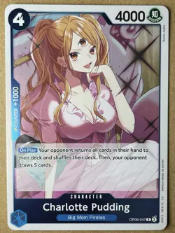 One Piece TCG Charlotte Pudding OP06-047 - Image 1