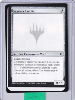 Sagrada Familiar - Playtest Card MtG MagicCon - Image 1