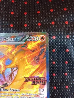 Pokemon TCG Team Rockets Moltres EX Destined Rivals Card 229/182 SIR Stamped - Image 2