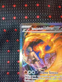 Pokemon TCG Team Rockets Moltres EX Destined Rivals Card 229/182 SIR Stamped - Image 3