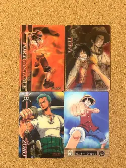 one piece card 3D anime card 2002/2003 4set - Image 1