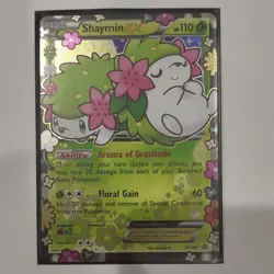 Pokemon Shaymin EX Black Star Promo Holo XY 148 Basic 110 HP English Card - Image 1