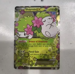 Pokemon Shaymin EX Black Star Promo Holo XY 148 Basic 110 HP English Card - Image 2