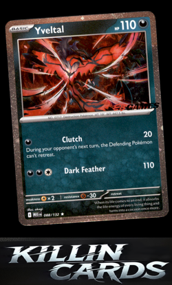 Yveltal (Game Stop) 088/132 Pokemon Rare Miscellaneous Cards & Products Card NM - Image 1
