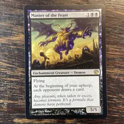 Master of the Feast Journey Into NYX Regular Rare MTG Magic the Gathering Card - Image 1