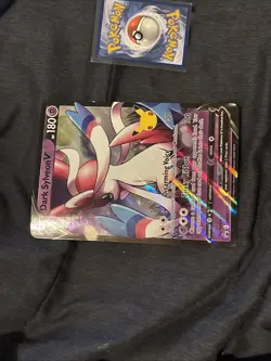 Pokemon Card Dark Sylveon V SWSH134 Oversized JUMBO Black Star Promo NEAR MINT - Image 1