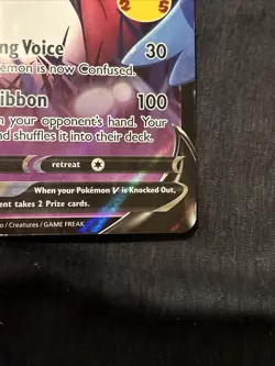 Pokemon Card Dark Sylveon V SWSH134 Oversized JUMBO Black Star Promo NEAR MINT - Image 3