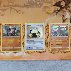 Pokemon Promos Rockruff SM06 Snorlax XY179 Terrakion SM223 (MP Holo Lot 3 cards) - Image 1