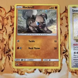 Pokemon Promos Rockruff SM06 Snorlax XY179 Terrakion SM223 (MP Holo Lot 3 cards) - Image 3