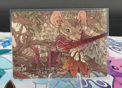 Mabel, Heir to Cragflame Art Card (Gold-Stamped Signature) Bloomburrow Regular - Image 1