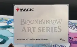 Mabel, Heir to Cragflame Art Card (Gold-Stamped Signature) Bloomburrow Regular - Image 2