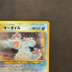 Pokemon Card TCG Feraligatr Neo Premium File 1 NO. 160 LP Japanese - Image 3