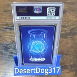 Digimon BT-23 2025 Mastemon Alternate Art Gold Foil PSA 9 Card #102 - Image 2