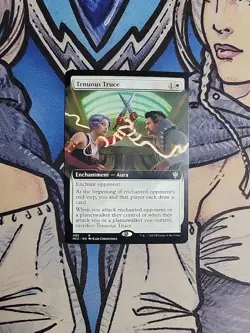 1x Tenuous Truce Extended Art - NM/M NCC MTG Magic - Image 1