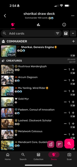 mtg Shorikai artifact draw vehicle deck - Image 2