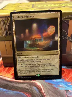 Hidden Hideout (Surge Foil) Commander: Teenage Mutant Ninja Turtles Foil - Image 2
