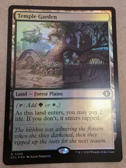 Temple Garden - Foil - Lorwyn Eclipsed - Mtg - Image 1