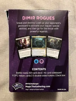 MTG Magic Dimir Rogues Challenger Deck 2021 Factory Sealed *SEE PICTURES* - Image 3