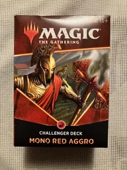 MTG Magic Mono Red Aggro Challenger Deck 2021 Brand New Factory Sealed - Image 1
