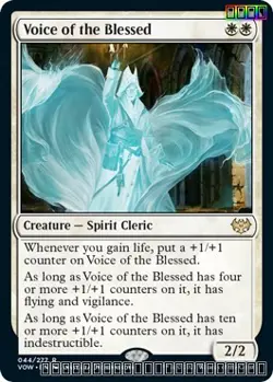 Voice of the Blessed - 44 - Innistrad: Crimson Vow - NM - Foil - Image 1