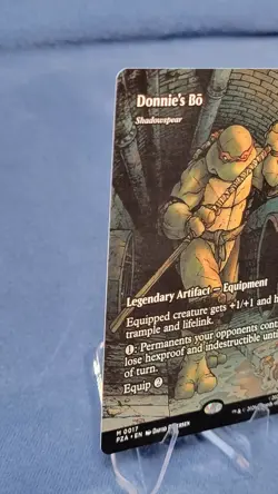 Donnie's Bo (Shadowspear) Teenage Mutant Ninja Turtles Borderless Mythic Rare NM - Image 4