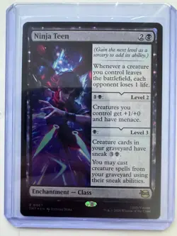 Ninja Teen FOIL #0067 TMT Teenage Mutant Ninja Turtles TMNT MTG NM ENG - Image 1