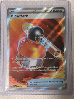 Pokemon TCG Blowtorch Trainer Item Full Art Secret Rare 117/94 Phantasmal Flames - Image 1