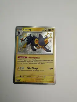 Luxray 137/091 Sv: Paldean Fates Shiny Rare Holo Pokemon TCG - Image 1