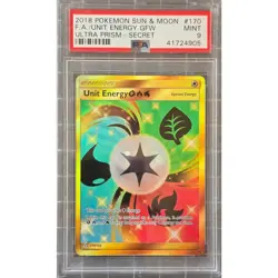 Pokemon TCG - Unit Energy #170/156 - Graded Mint 9 PSA - Image 1