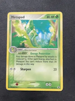 Metapod 39/112 Pokemon Firered & Leafgreen Regular - Uncommon MP - Image 1