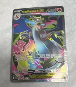 Mega Charizard X EX 109/094 Ultra Rare Holo Me02 Phantasmal Flames Pokemon TCG - Image 2