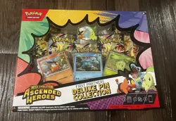 Pokemon TCG Ascended Heroes First Partners Deluxe Pin Collection Sealed - Image 1