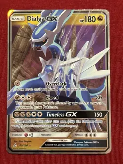 Pokemon Dialga GX 100/156 Ultra Rare SM Ultra Prism LP - Image 1