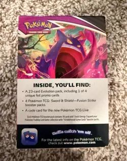 Pokemon Fusion Strike Sword & Shield Booster Build and Battle Bundle 820650809309 - Image 3