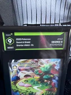 2020 Pokemon Sword & Shield Snorlax VMAX-FA Grade 9 #142 - Image 2
