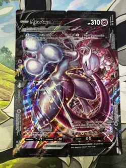 Pokemon TCG Mewtwo V-Union SWSH 159/160/161/162 Black Star Promo, Full Set of 4 - Image 1