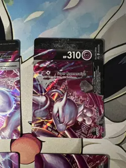 Pokemon TCG Mewtwo V-Union SWSH 159/160/161/162 Black Star Promo, Full Set of 4 - Image 3