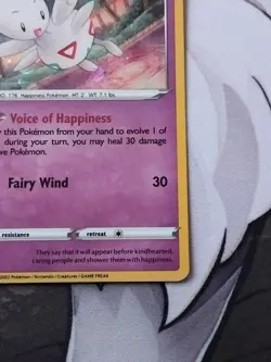 Pokemon TCG Togetic Sword & Shield SWSH276 Holo Promo #1 - Image 5