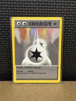 1999 Pokemon Base Set - Double Colorless Energy - 1st Edition Ungraded 96/102 - Image 1