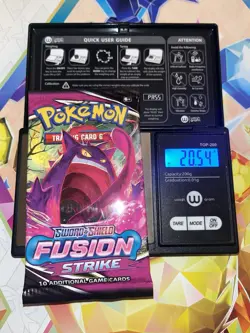 Very Heavy! 20.54 Gram Pokemon Fusion Strike Booster Pack Sealed - Image 1