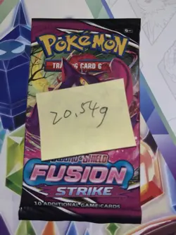 Very Heavy! 20.54 Gram Pokemon Fusion Strike Booster Pack Sealed - Image 2