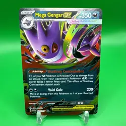 Mega Gengar ex 125/217 Double Rare Holo Ascended Heroes Pokemon TCG NM - Image 1