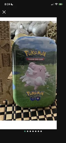 2022 Pokemon GO TCG Blissey Mini Tin Sealed - Image 1