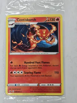 Pokemon TCG GameStop Centiskorch 039/202 Promo Sealed - Image 1